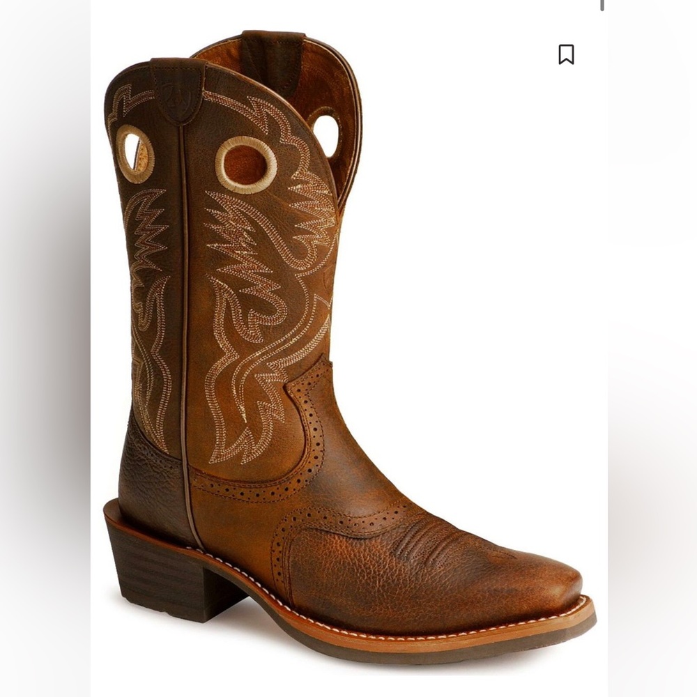 Ariat Mens Heritage Roughstock Performance Western Square Toe Boots